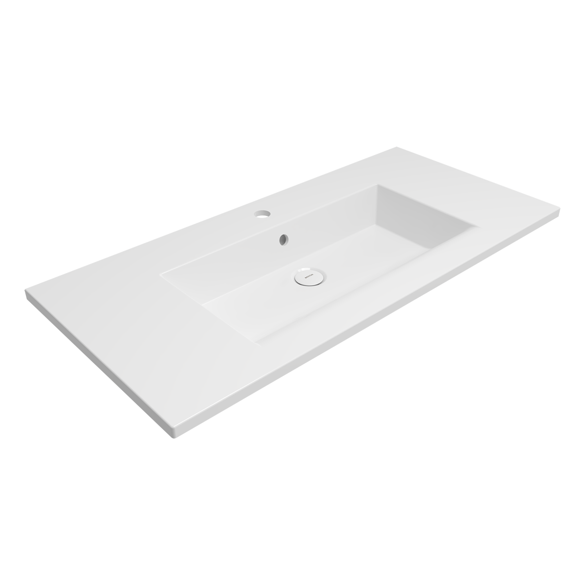 Bocchi Milano Etajerli Lavabo 100 cm Parlak Beyaz 1105-001-0126