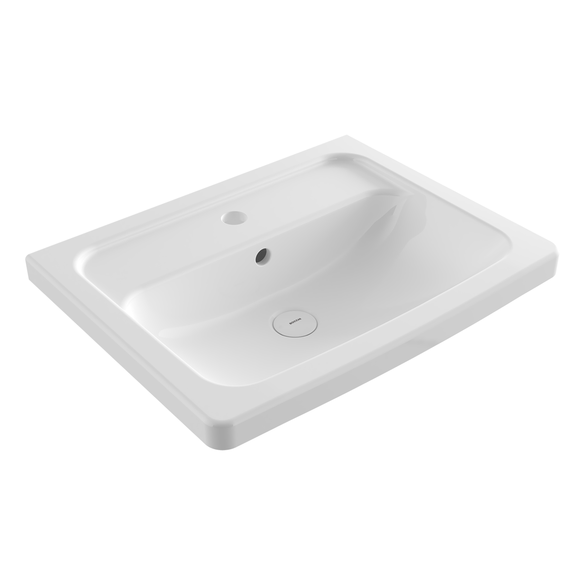 Bocchi Taormina Pro 57 cm Lavabo Parlak Beyaz 1004-001-0126