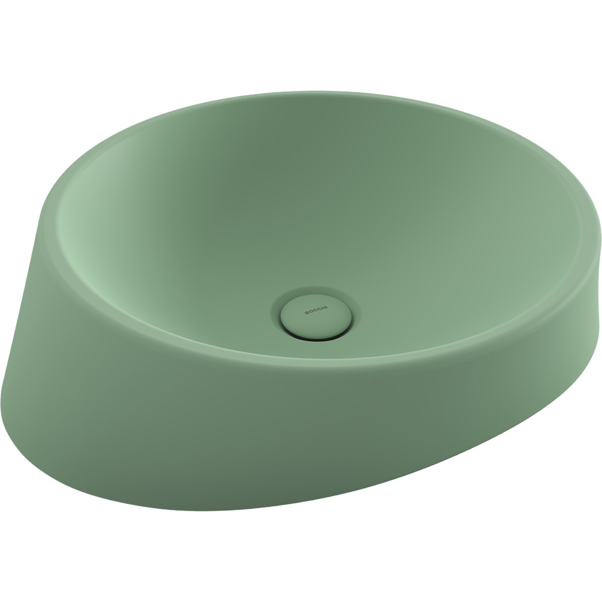 Bocchi Venezia 56 cm Çanak Lavabo Mat Mint Yeşil 1010-033-0125