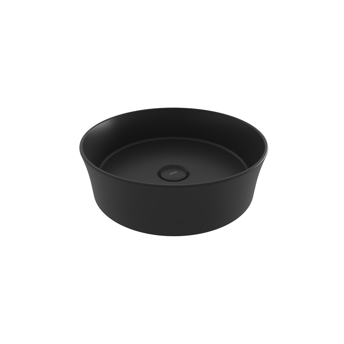 Bocchi Sottile Slim Çanak Lavabo 38 cm Mat Siyah 1478-004-0125