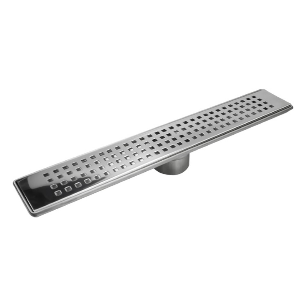 Viventi Rimini Cubo 20 cm Paslanmaz Çelik Izgara ve Kasa-Çıkış Çapı Ø50
